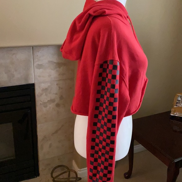 Forever 21 Crop Hoodie - Picture 2 of 5